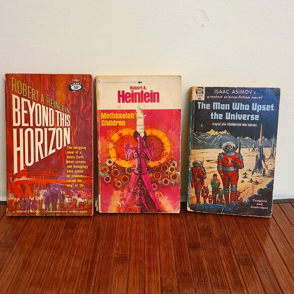 19 Vintage Classic  Sci Fi Paperback Novels - Picture 2 of 7